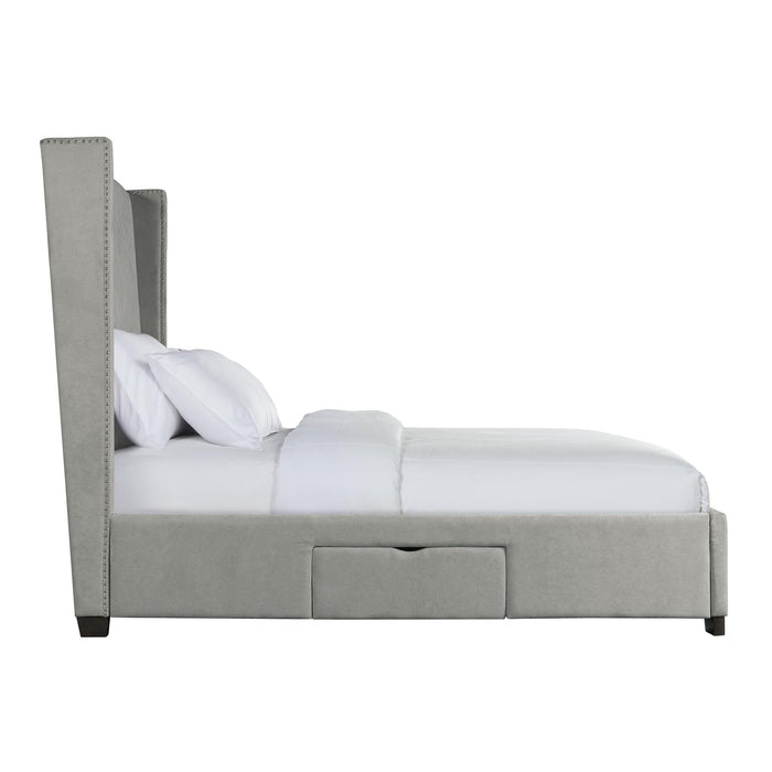 Magnolia Queen Upholstered Storage Bed - Vida Furniture (Laredo,TX)