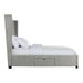 Magnolia Queen Upholstered Storage Bed - Vida Furniture (Laredo,TX)