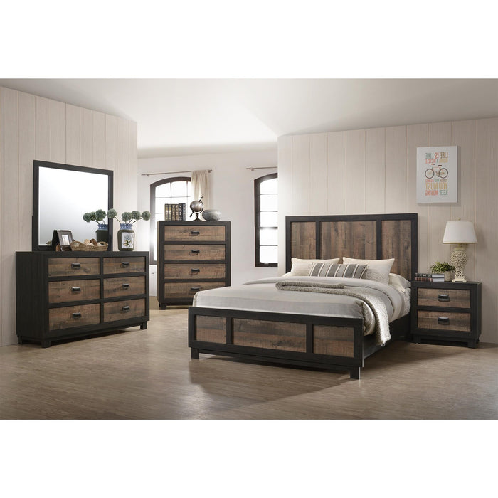 Harlington 6-Drawer Dresser w/ Mirror Set - Vida Furniture (Laredo,TX)