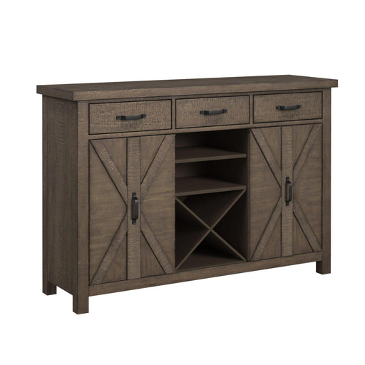 Yellowstone Server in Medium Brown - Vida Furniture (Laredo,TX)