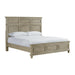 Whit-Ash Panel Bed - Vida Furniture (Laredo,TX)