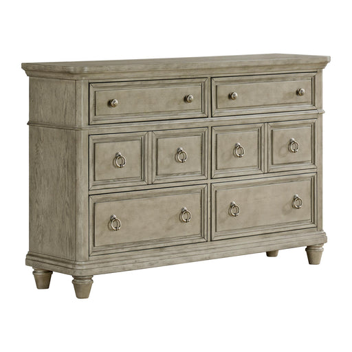 Whit-Ash 6-Drawer Dresser in Light Grey - Vida Furniture (Laredo,TX)