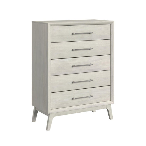 Westland 5-Drawer Chest in Almond - Vida Furniture (Laredo,TX)