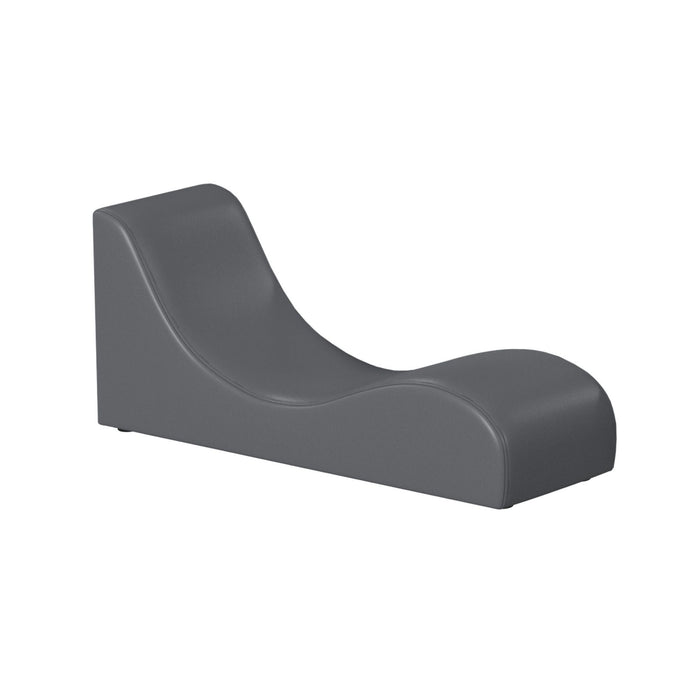 Valari Lounge Chair in Grey PU - Vida Furniture (Laredo,TX)