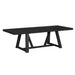 Transcend Standard Height Dining Set in Charcoal-Table and Four Chairs - Vida Furniture (Laredo,TX)