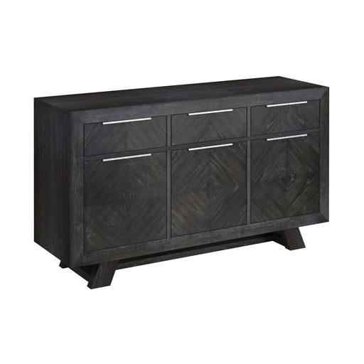 Transcend Server in Charcoal - Vida Furniture (Laredo,TX)