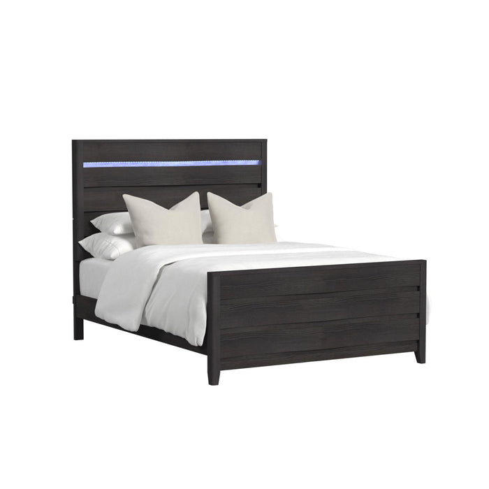 Tobias Bedroom Set with LED - Vida Furniture (Laredo,TX)