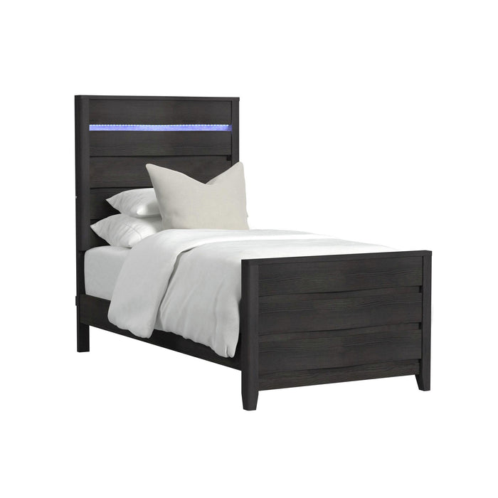Tobias Bed with LED - Vida Furniture (Laredo,TX)