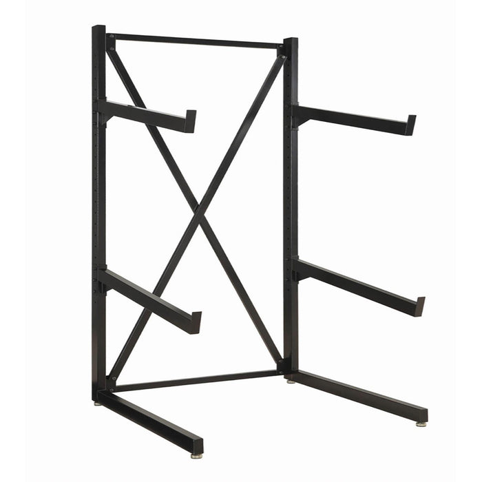 Three Tier Sofa Rack Fixture in Black - Vida Furniture (Laredo,TX)