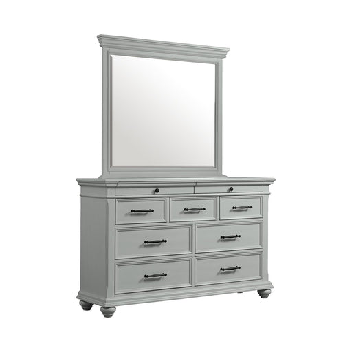 Slater 9-Drawer Dressser with Mirror - Vida Furniture (Laredo,TX)