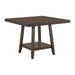 Seneca Counter Height Dining Set in Brown-Table and Four Chairs - Vida Furniture (Laredo,TX)