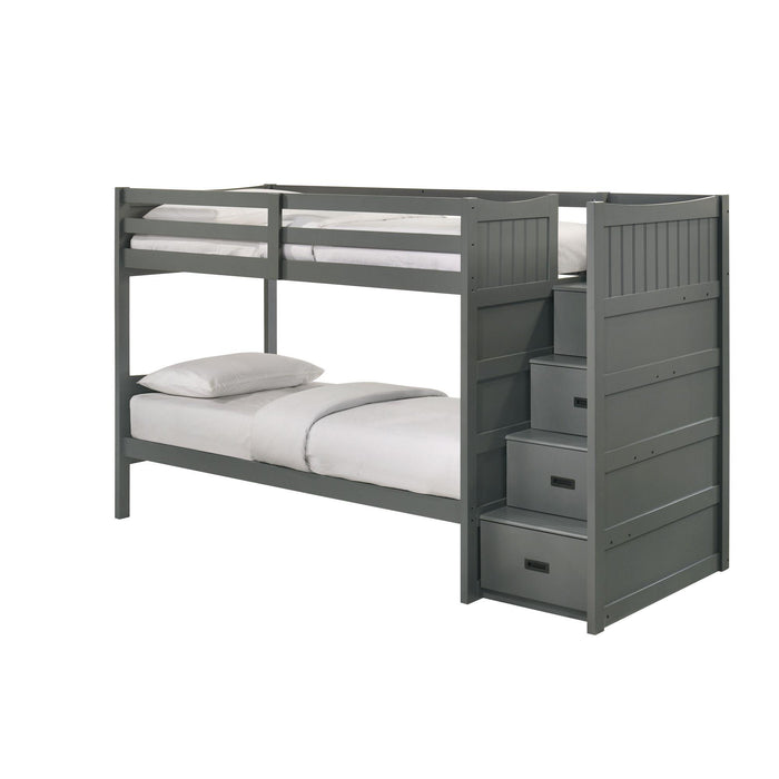 Sami Over Step Bunk with Right HB - Vida Furniture (Laredo,TX)