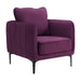 Rae Chair in Lavish 152 Purple Velvet - Vida Furniture (Laredo,TX)