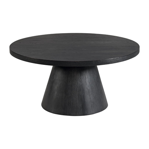 Portland 2PC Occasional Table Set in Black-Coffee Table & End Table - Vida Furniture (Laredo,TX)