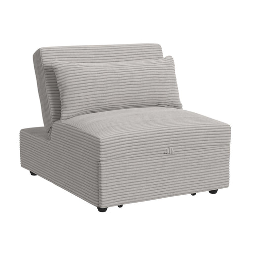 Pluto Chair with kidney pillow, Klik Klak and Pop up in Coronado Grey - Vida Furniture (Laredo,TX)