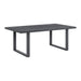Playa Dining Table - Dark Grey - Vida Furniture (Laredo,TX)