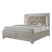 Platinum Platform Storage Bedroom Set - Vida Furniture (Laredo,TX)