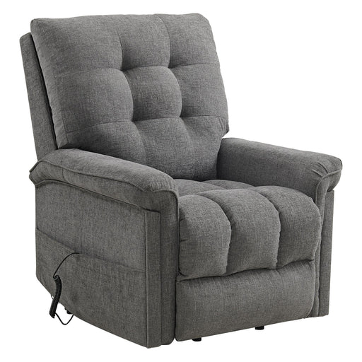 Pecos Power Motion Lift Chair in 15337-2 Ribbit Charcoal - Vida Furniture (Laredo,TX)