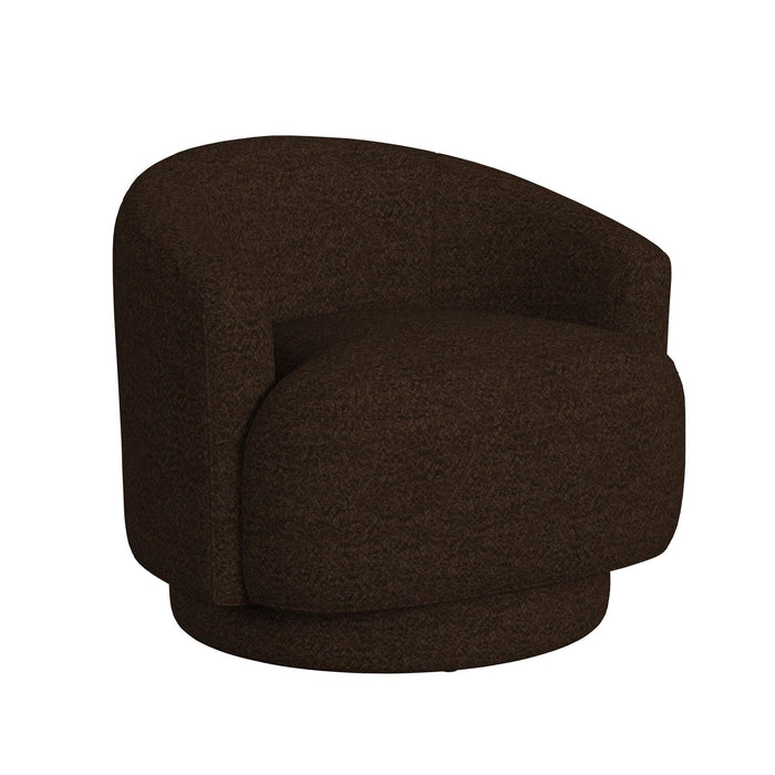 Mojave Swivel Chair in JH Chocolate - Vida Furniture (Laredo,TX)