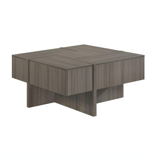Martina Coffee Table in Grey - Vida Furniture (Laredo,TX)