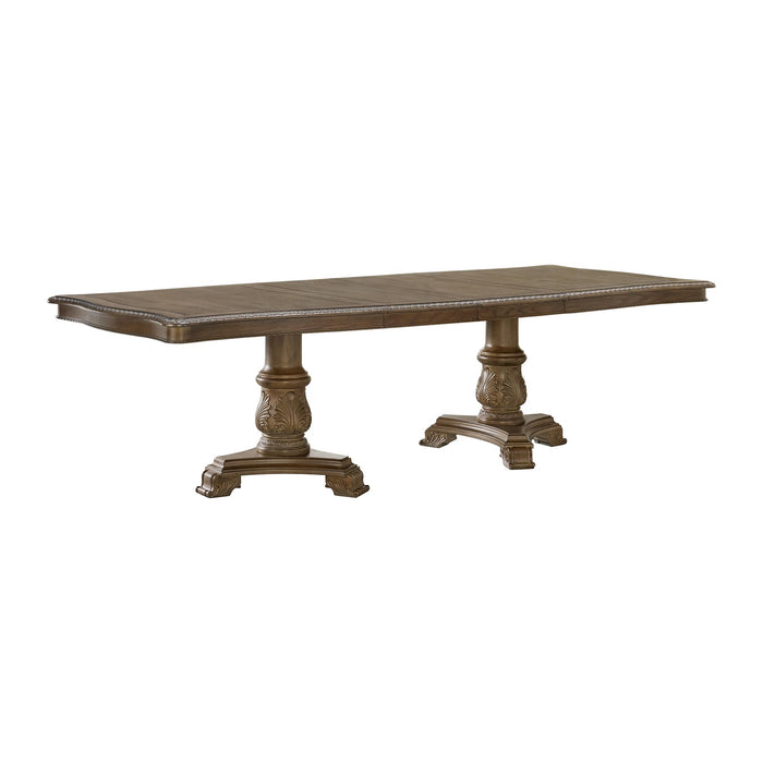 Madison Park Standard Height Dining Set in Walnut-Table and Four Chairs