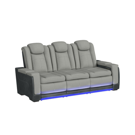 Lantana 2PC Living Room Set in Rocky Cement/Charcoal-Sofa & Loveseat - Vida Furniture (Laredo,TX)