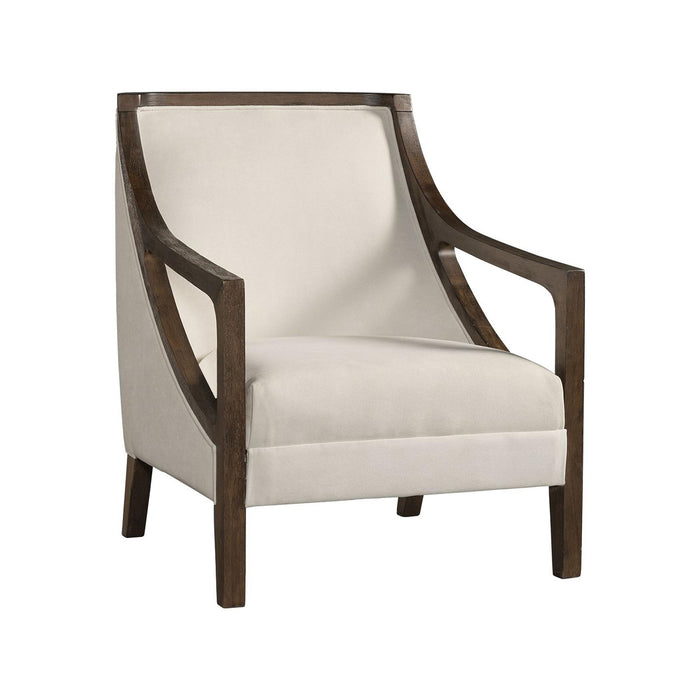 Hopkins Chair w/Brown Arm Columbia Natural(ISTA 3)
