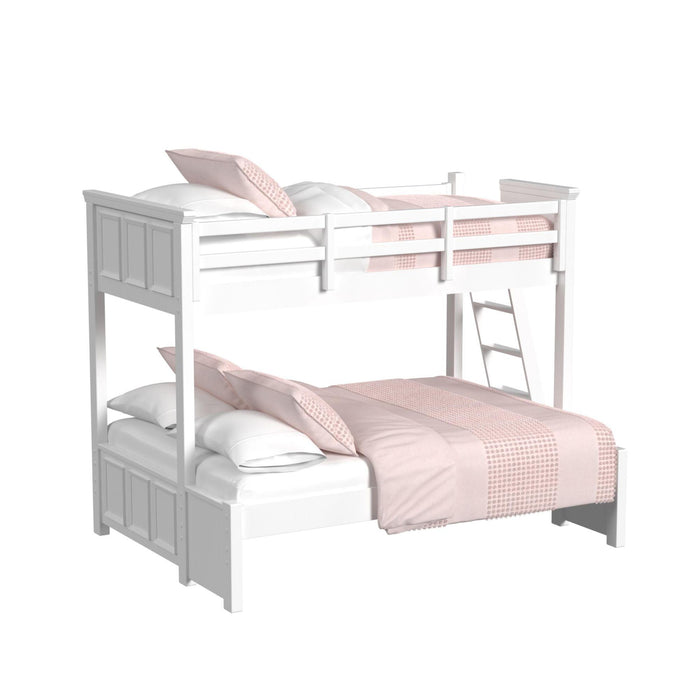 Hampton Kids Over Bunk with Ladder Bedroom Set - Vida Furniture (Laredo,TX)