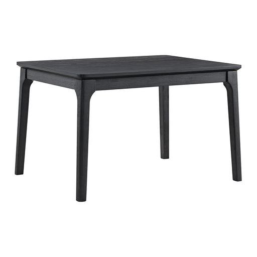 Garcia 5PC Dining Set with Table and 4 Chairs in Black - Vida Furniture (Laredo,TX)