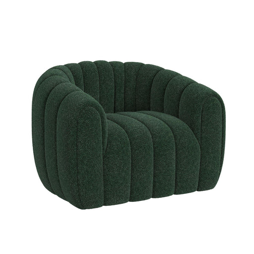 Flamingo Swivel Chair in Ching Hunter Green - Vida Furniture (Laredo,TX)