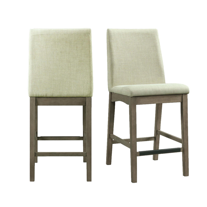Dapper Counter Side Chair (Grey Finish) (Two Per Carton)