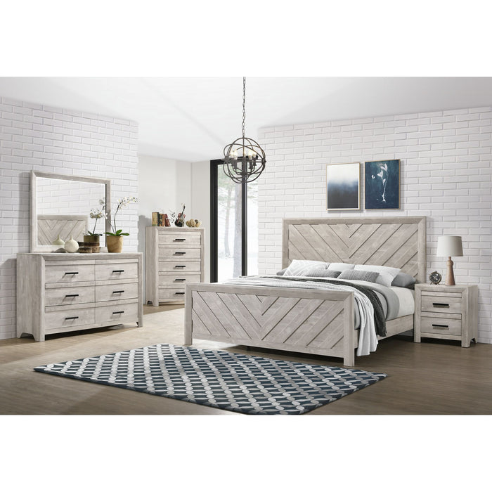 Ellen Nightstand White - Vida Furniture (Laredo,TX)