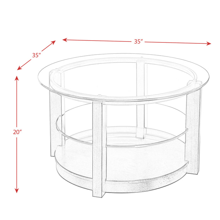 Elsa 3PC Occasional Table Set-Coffee Table & Two End Tables