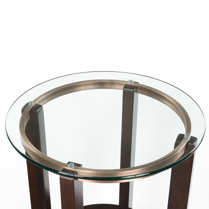 Elsa End Table DARK 3A packaging - Vida Furniture (Laredo,TX)