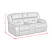 Engage Motion Loveseat with Console in Corral Grey - Vida Furniture (Laredo,TX)