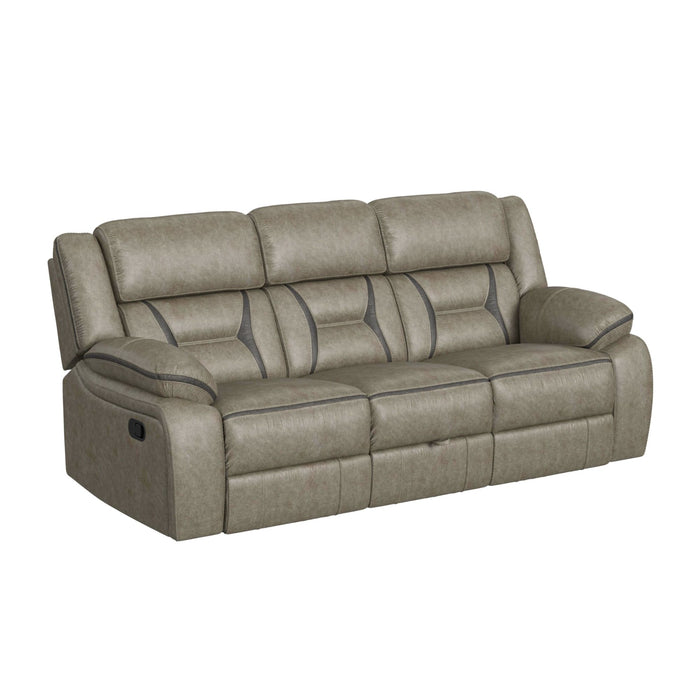 Engage 2PC Living Room Set in Corral Grey-Sofa & Loveseat