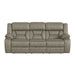Engage Motion Sofa with DDT, Drawer and PWS in Corral Grey - Vida Furniture (Laredo,TX)