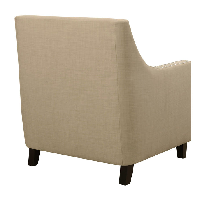 Erica 497 Chair W/Chrome Nails Heirloom Natural (ISTA 3) - Vida Furniture (Laredo,TX)