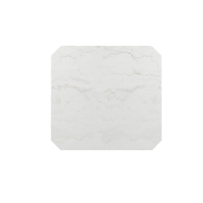 Francesca White Counter Height Dining Table - Vida Furniture (Laredo,TX)