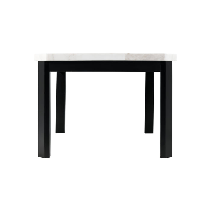Francesca White Standard Height Dining Table - Vida Furniture (Laredo,TX)