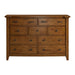 Gage 9-Drawer Dresser in Chestnut - Vida Furniture (Laredo,TX)