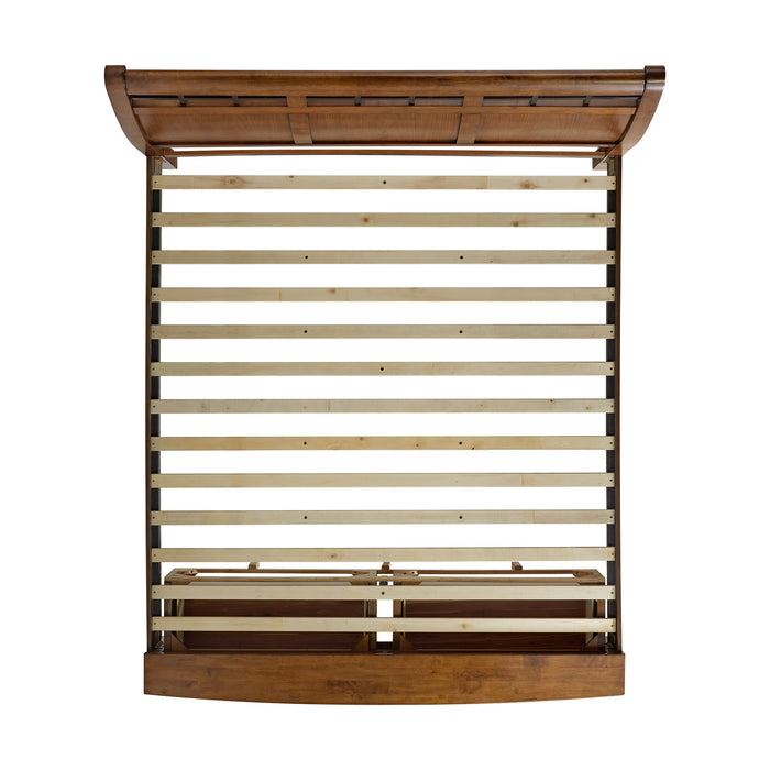 Gage Sleigh Storage Bedroom Set - Vida Furniture (Laredo,TX)