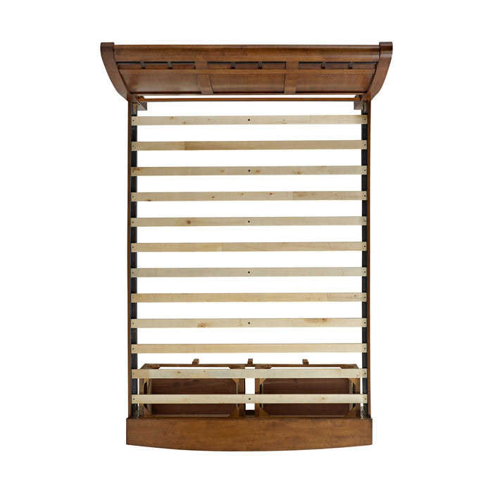 Gage Sleigh Storage Bedroom Set - Vida Furniture (Laredo,TX)