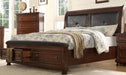 Galaxy Home Austin Queen Storage Bed in Dark Walnut GHF-808857504685 - Vida Furniture (Laredo,TX)