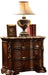 Galaxy Home Bella 3 Drawer Nightstand in Dark Walnut GHF-808857778543 - Vida Furniture (Laredo,TX)