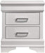 Galaxy Home Brooklyn 2 Drawer Nightstand in White GHF-733569236305 - Vida Furniture (Laredo,TX)