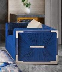 Galaxy Home Contempo Chair in Blue GHF-808857794093 - Vida Furniture (Laredo,TX)