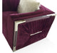 Galaxy Home Contempo Chair in Wine GHF-808857941817 - Vida Furniture (Laredo,TX)