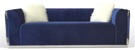 Galaxy Home Contempo Sofa in Blue GHF-808857521385 - Vida Furniture (Laredo,TX)