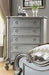 Galaxy Home Destiny 5 Drawer Chest in Silver GHF-808857995490 - Vida Furniture (Laredo,TX)
